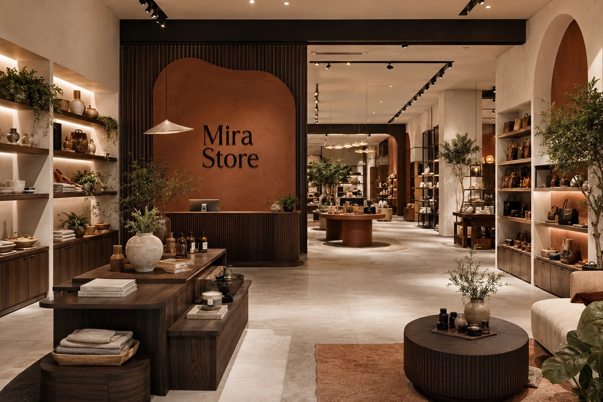 AI ile Mağaza Tasarımı konsept render